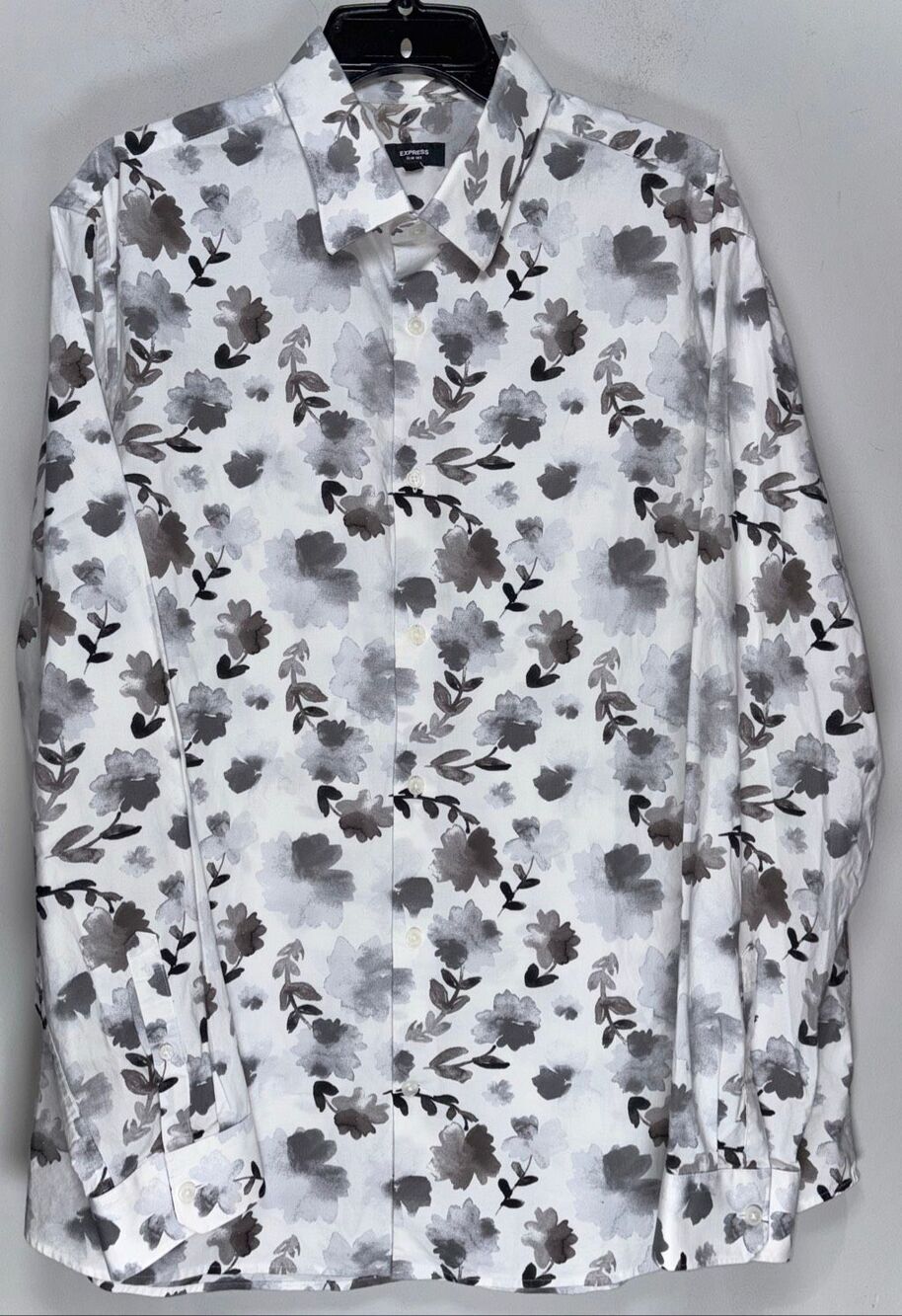 Express slim button down size XL